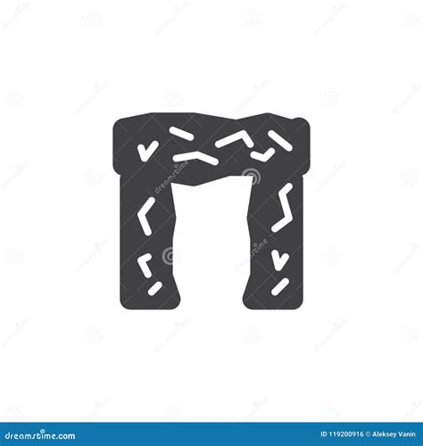 Stonehenge Vector Illustration Sketch Doodle Hand Drawn With Black