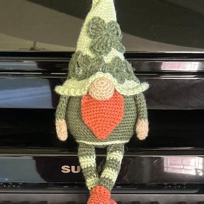 Crochet Pattern Patrick Gnome, St Patricks Day Pattern, Good Luck Gnome ...