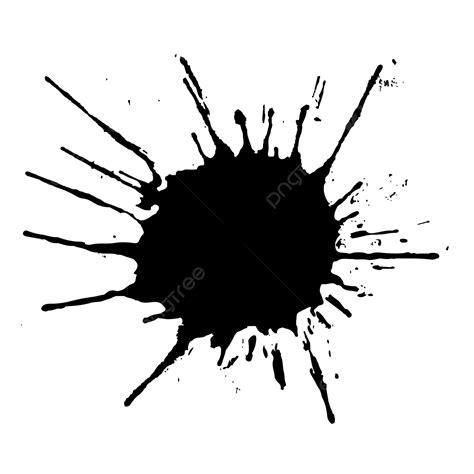 Splash Ink Paint Vector Hd PNG Images Splash Vector Png Black Abstract