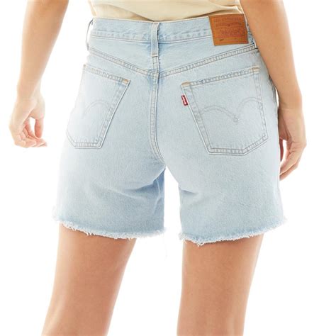 Buy Levis Womens 501 Rolled Shorts Shorts Luxor Erosion