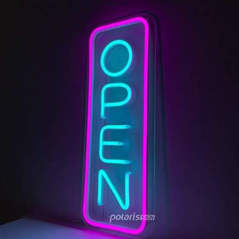 "OPEN"LED Neon Sign -NEON SIGN - POLARIS SIGN – Custom Neon sign ...