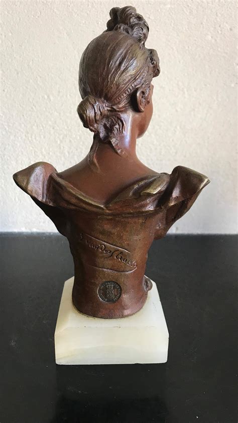 Georges Van Der Straeten A Bronze Female Bust Catawiki