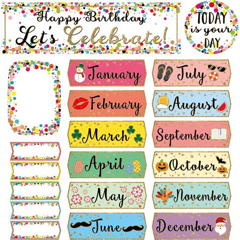 Happy Birthday Bulletin Board Printables