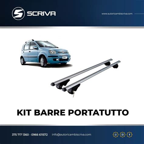 Set Barras De Techo Tronco Baca Premontate Fiat Panda II 2003 2011 EBay