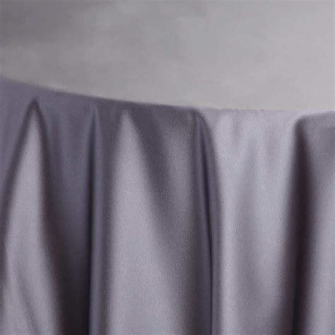 Silver Matte Satin Linen Rental Satinlamour Solid Rentals South