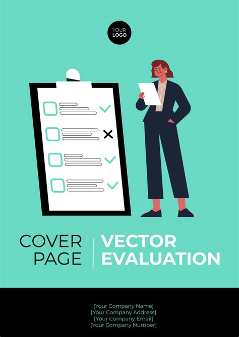 Free Vector Evaluation Cover Page Template Edit Online And Download