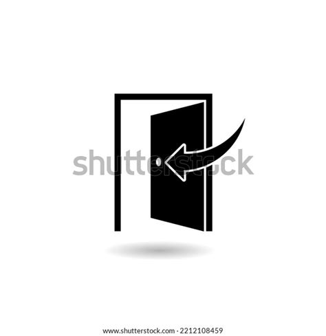 Keep Door Closed Symbol Sign Shadow Stock Illustration 2212108459 | Shutterstock