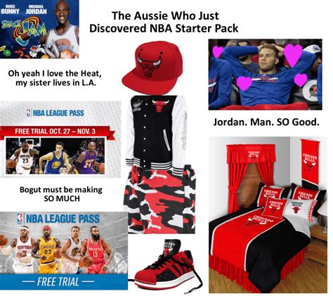 The Aussie Who Just Discovered Nba Starter Pack Rstarterpacks