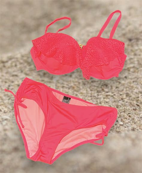 Neonrosa Bikini Str 46 90E Leas Skattekiste