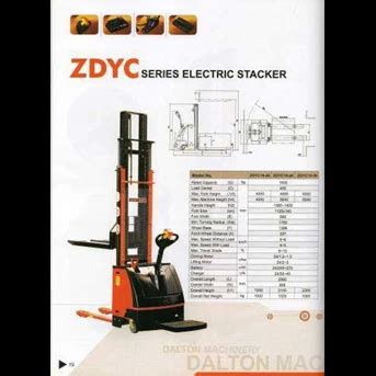 Jual Stacker Full Elektrik Merk Dalton Zdyc Oleh Pt Denko