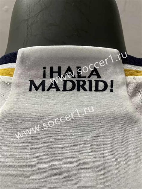 Player Version Real Madrid Home White Thailand Soccer Jersey