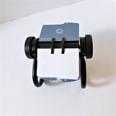 Rolodex Card File Unused Alphabet Cards Index Card Holder Etsy