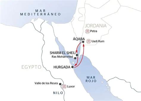 Descubre Los Tesoros Del Mar Rojo Egipto Y Jordania MiCruceroFluvial