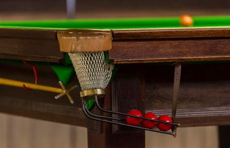 premium photo close   balls  pocket  pool table