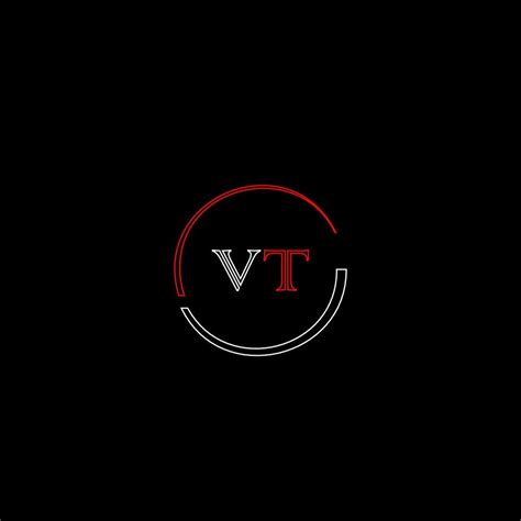 VT creative modern letters logo design template 32518178 Vector Art at ...