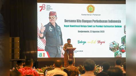 Kementan Perkokoh Tata Kelola Memajukan Kelapa Sawit Di Kalimantan