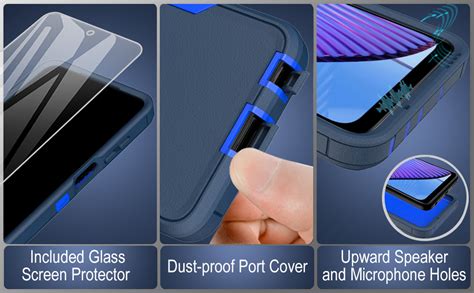 Dahkoiz Funda Para Motorola Moto G Power 5G 2023 Con Protector De