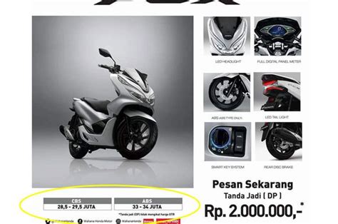 Brosur Honda Pcx 2020 Ilustrasi