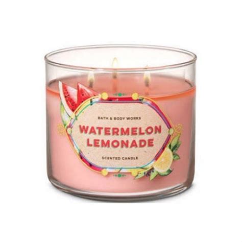 Jual Bbw Bath And Body Works 3 Wick Scented Candle Watermelon Lemonade Di Lapak Supersalestore