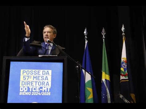 Tce Mt Sess O Solene De Posse Da Mesa Diretora Do Tce Mt Bi Nio