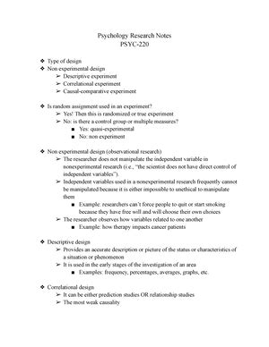 Psyc Notes Qualitative Research Psychology Research Notes Psyc