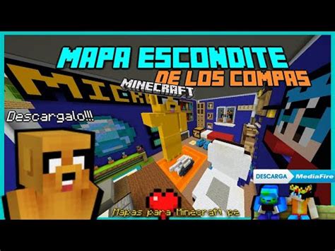 Mapa De Escondite De Los Compas Para Minecraft Pe Mapas De