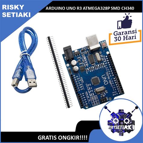 Jual Uno R Rev Atmega P Smd Ch G For Arduino Ide Development