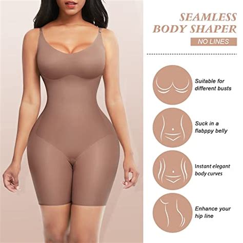 Feelingirl Plus Size Tummy Control Body Shaper Womens Shapewear