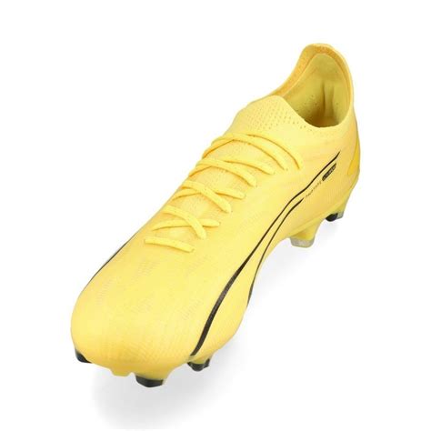 Puma Ultra Ultimate Fg Ag Voltage Yellow Blaze Hvit Sort