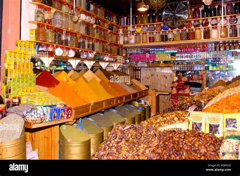 Maroc Marrakech Place Jemaa El Fna Souk Marocain Traditionnel