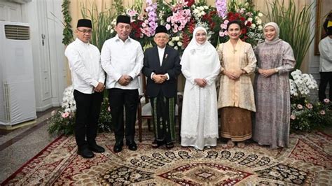 Wapres Gelar Open House Di Rumah Dinas Prabowo Hingga Kapolri Hadir