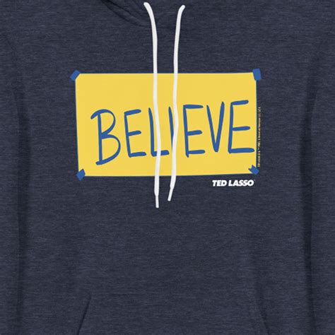 Ted Lasso Believe Sign Hoodie Warner Bros Shop