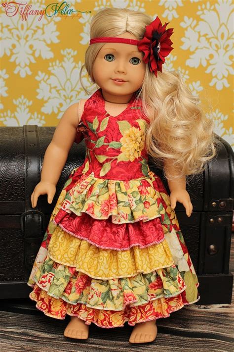 Penelope S Doll Princess Ruffle Dress Pdf Pattern Etsy