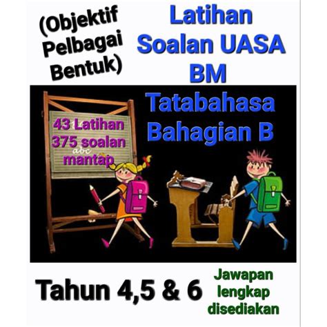 Ready Stock Latihan Soalan UASA BM Tatabahasa Bahagian B Objektif