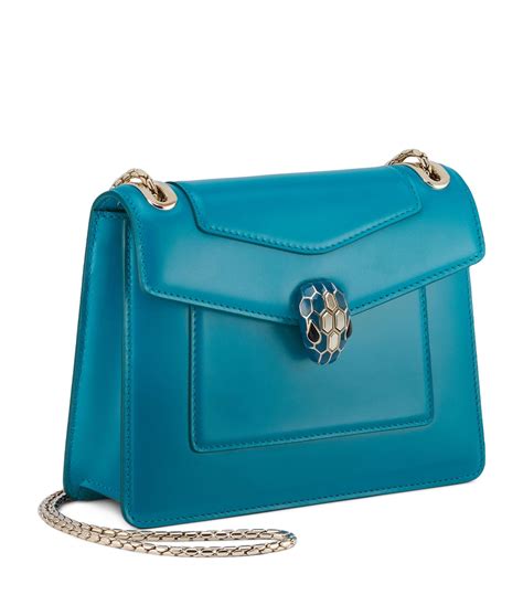 BVLGARI Small Serpenti Forever Shoulder Bag in Blue | Lyst