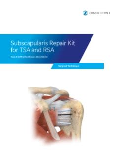 Subscapularis Repair Kits Zimmer Biomet