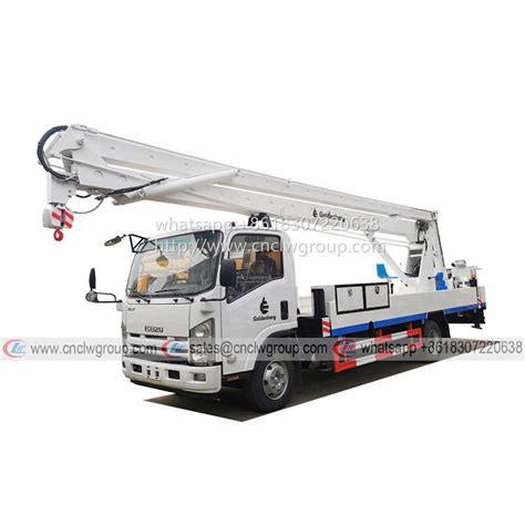 ISUZU 18m 20m 22m Manlift Truck Platform Boom Bucket Articulated Trucks