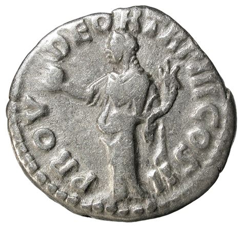 Denarius Lucius Verus PROV DEOR TR P III COS II Providentia