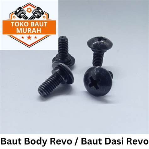 Jual Baut Body Revo Hitam Baut Dasi Honda Revo 5x12 Shopee Indonesia