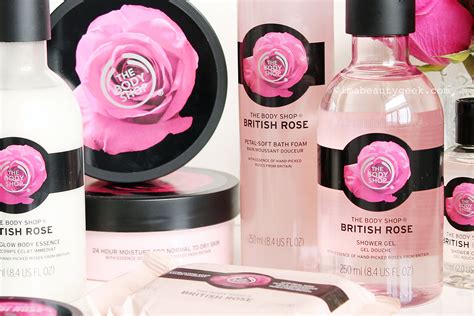 The Body Shop British Rose Body Care Collection Beautygeeks