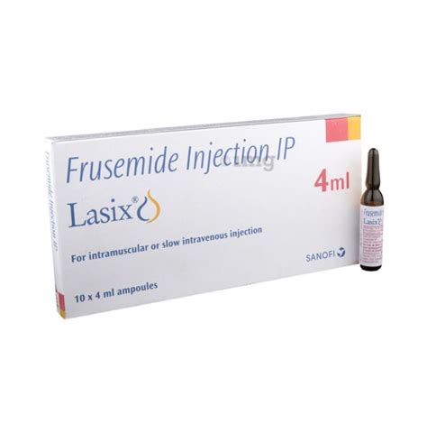 Lasix Furosemide Injection 4ml Aventis Pharma 10 X 4 Ml At ₹ 9410