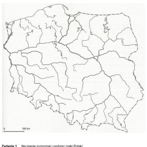 Punkt W Zadanie Na Mapie Rozpoznaj I Podpisz Rzeki Polski