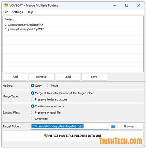 Merge Multiple Folders Combine Folders Together