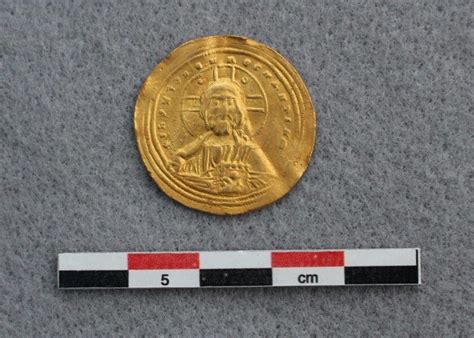 A rare Byzantine gold coin discovered in Norway, probably brought from ...