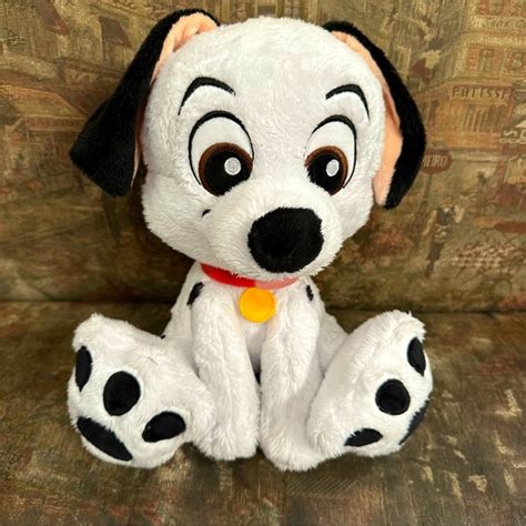 Disney | Toys | Lucky Big Feet 1 Dalmatians Puppy Dog Disney Plush Pongo Patch Cute Dl Htf ...