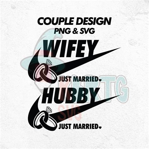 Hubby Wifey Svg Png Husband Wife Couple Design Established Png