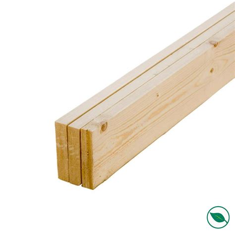 Lot de 3 planches sapin raboté 1800 x 96 x 18 mm PEFC 70 Bricoman