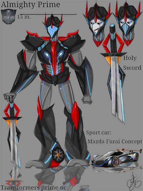 Transformers Prime My Oc Almighty Prime By Ticcitobiartone On Deviantart