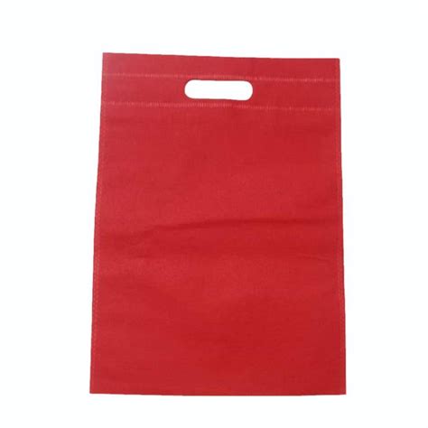 Red D Cut Non Woven Bag At Rs 80 Kg Non Woven D Cut Bag In New Delhi