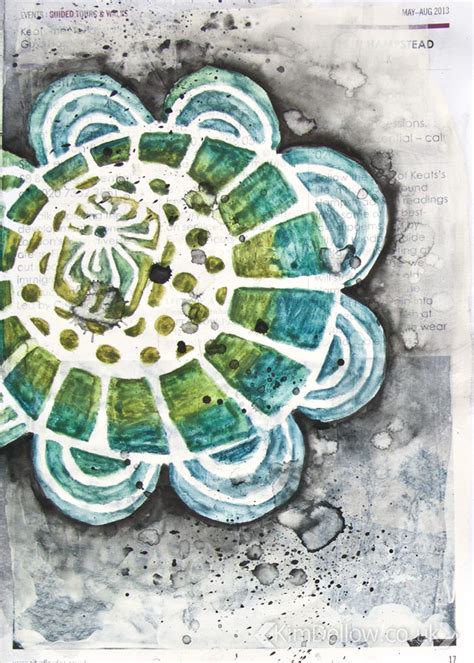 Using Pencils With Your Stencils - Kim Dellow